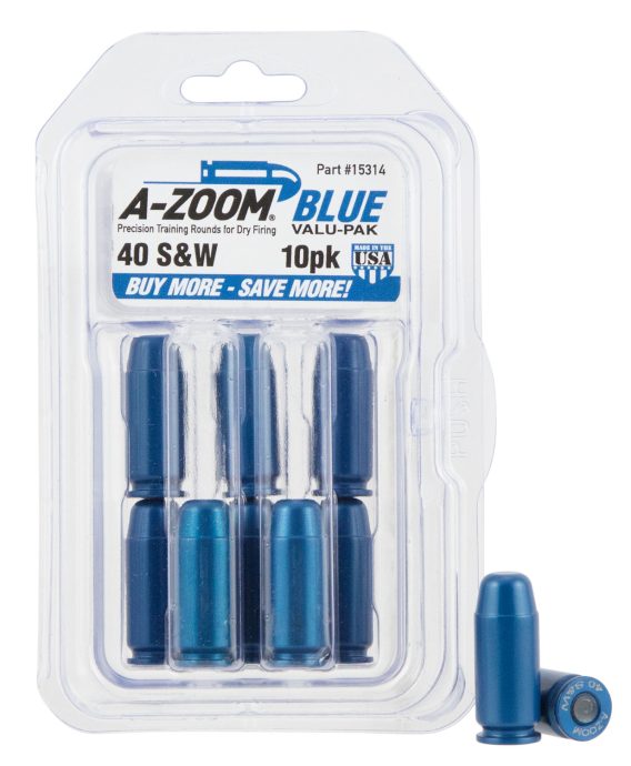 AZOOM 15314      BLUE SNAP CAPS 40SW          10PK