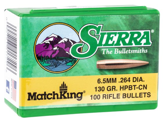 SIERRA 1729  BULL .264  130 MATCH KING     100