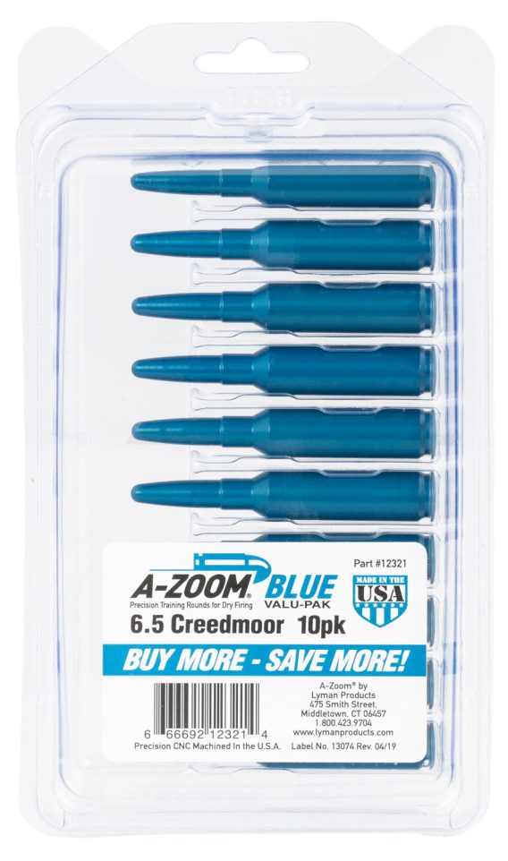 AZOOM 12321      SNAP CAP BLUE 6.5            10PK