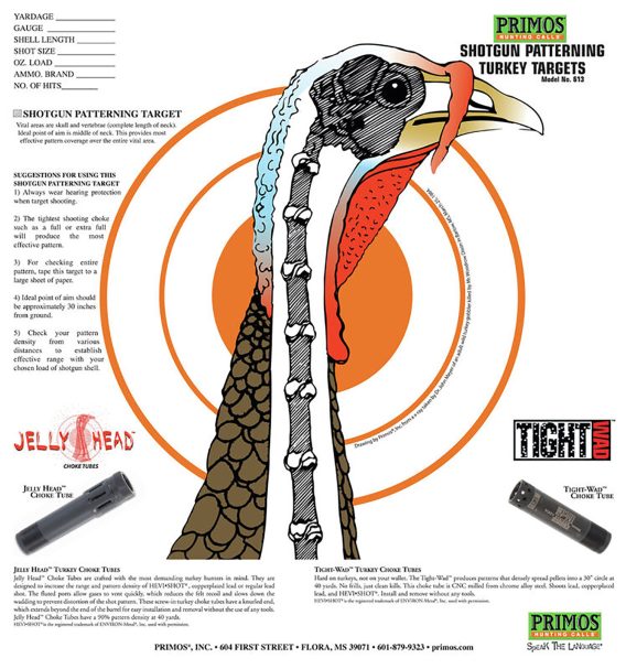 PRIM 6041     TURKEY TARGET 12 TARGETS