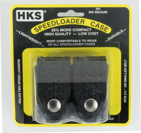 HKS 203BMBN SPEEDLOADER CASE MED BLKBSK