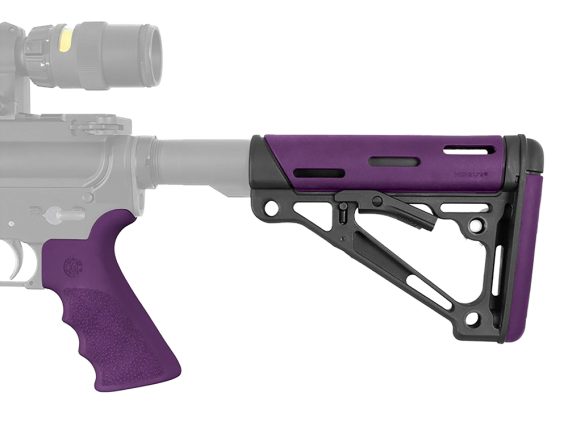 HOG 15655   AR15 KIT FG GRP/OM STK PURPLE