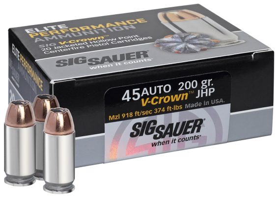 SIG E45AP2-20            VCRWN 45   230 JHP  20/10