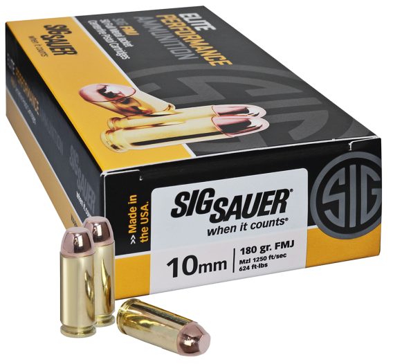 SIG E10MB1-50      ELITE BALL 10MM  180 FMJ  50/20