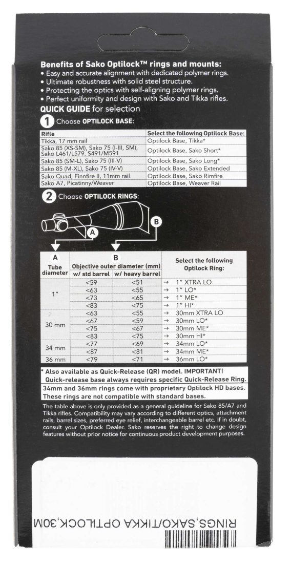 TIKKA S1300929    SA/TI OPTRNG 30M LOW BL - Image 2