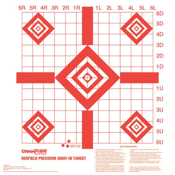 CHAMP 47388      SIGHT IN TARGETS(REDFIELD)10PK - Image 2