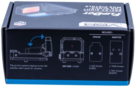 NC VDFLIPGLOM2   FLIP DOT RED DOT SIGHT FOR GLOCK - Image 3