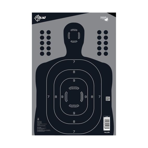 ALLEN 15496  EZ AIM PAPER BULLSEYE TRGT 12X12 1