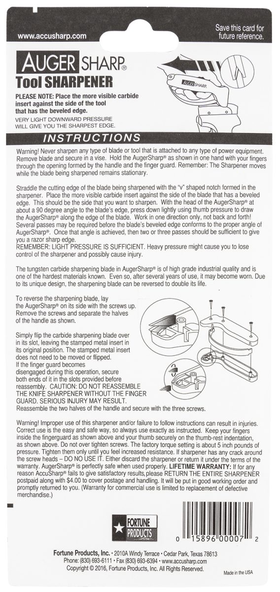 FPI 007C  AUGERSHARP  TOOL SHARPENER - Image 2