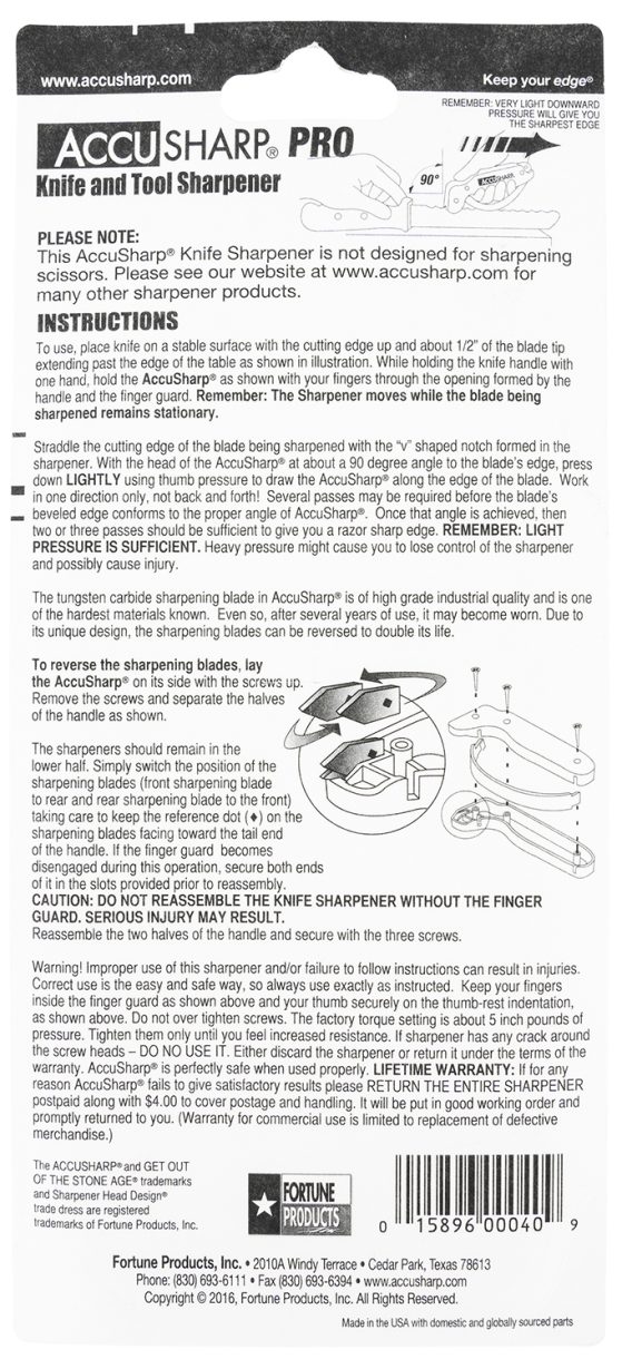 FPI 040C  ACCUSHARP PRO KNIFE/TOOL SHARPENER - Image 2