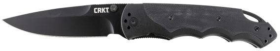 CRKT 1050K    FIRE SPARK        3.88 PLAIN     BLK