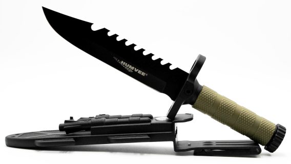 CAMP HMV-KFXB-02  HUMVEE NEXT GEN SUR KNIFE (BLK)