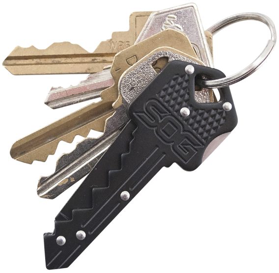 SOG KEY-101      KEY KNIFE  BLK - Image 3