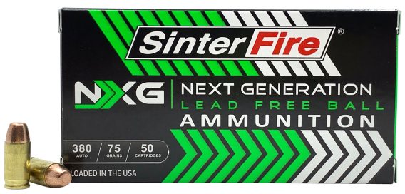 SINTERFIRE SF38075NXG 380 AUTO 75GR LEADFREE 50/20