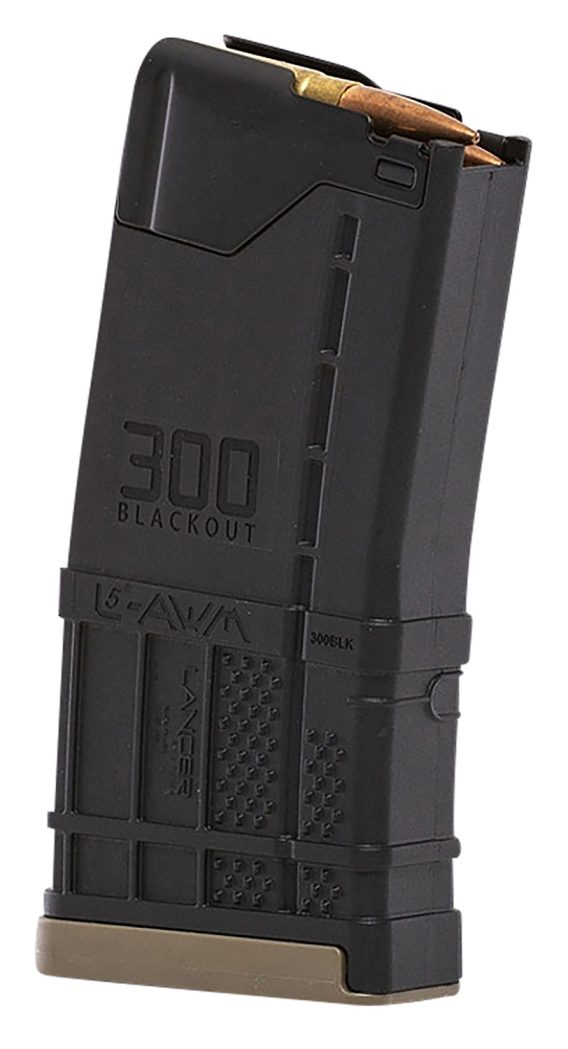 LANCER 428005       L5AWM AR MAG 300BO 20R OPQ BLK