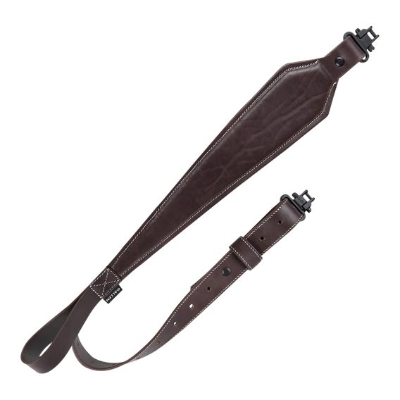 ALLEN 8511  LEATHER SLING PLAIN DARK MAHOGANY