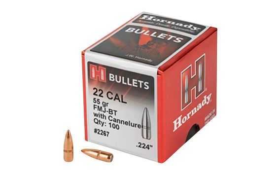 HORN 2267   BULL .224  55 FMJBT             100/40