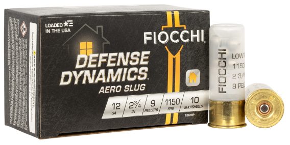 FIO 12LE9P    12 LOW RECOIL BUCK NKL  1BK    10/25
