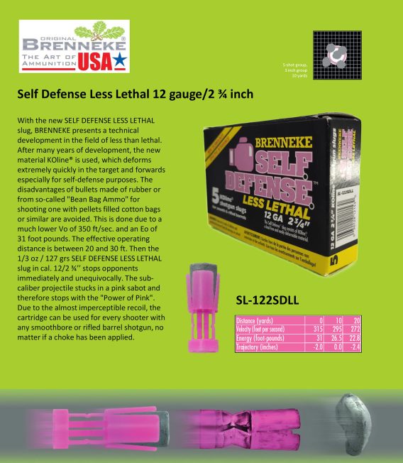 BR SL122SDLL SELF DEF LESS LTH SABOT 12 2.75  5/50 - Image 3