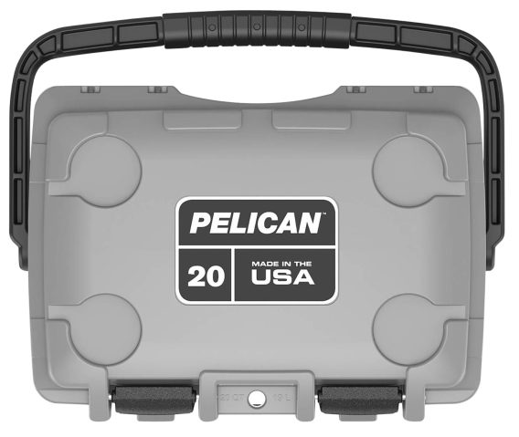 PELICAN 20Q-1-DKGRYEGRN  20QT ELITE COOLER GRY/GRN - Image 3