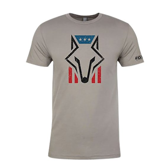 FOXPRO FHFGM            SHIRT FOXHEAD FLAG GRY MD