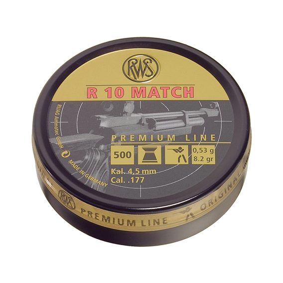 RWS 2315014 RWS R10 MTCH HEAVY .177 PELLETS  500