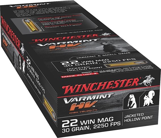 WIN S22M2           22WMR    30 JHP  VARMINT 50/40