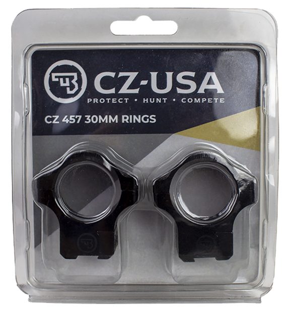 CZ 40087 ALUM SCOPE RINGS 30MM CZ457 11MM DOVETAIL