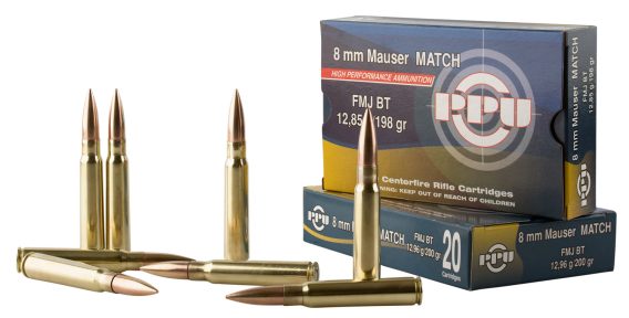 PPU PPM8        8MM MAU     200 FMJ MATCH    20/10