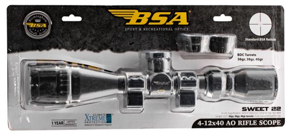 BSA 22-412X40AOWRTB   SWEET22 AO 4-12X40AO DPX - Image 2