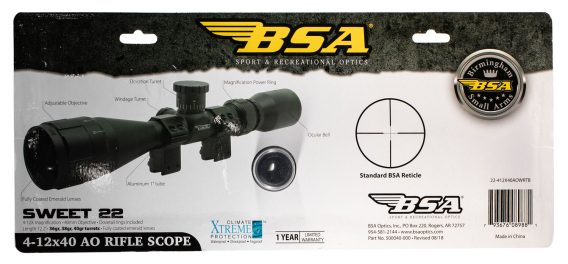 BSA 22-412X40AOWRTB   SWEET22 AO 4-12X40AO DPX - Image 3