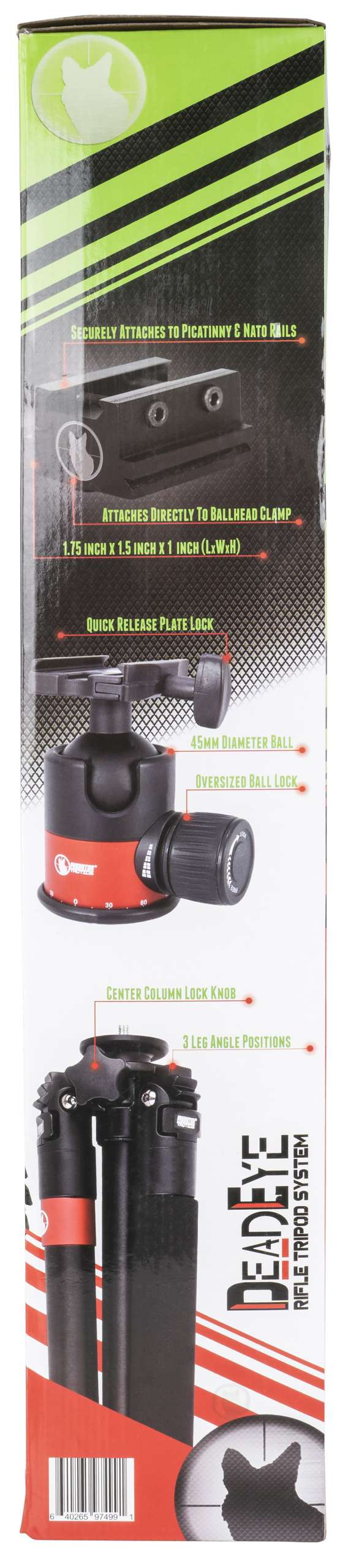 PRED 97499 DEADEYE RIFLE TRIPOD SYSTEM - Image 3