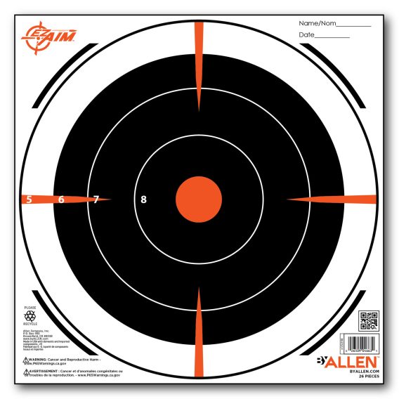 ALLEN 15246  EZAIM PAPER 8IN BULLSEYE         26PK - Image 3