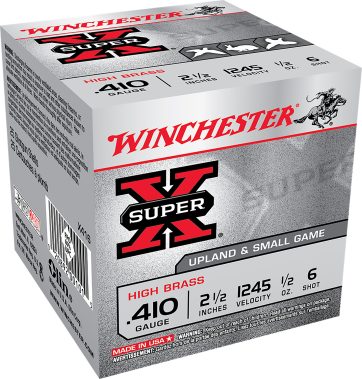 WIN X416       SUPER-X  410 3IN 6SHT     1/2 25/10