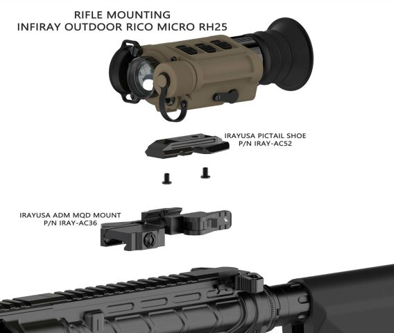 INFIRAY IRAYAC36   ADM RICO MICRO MQD MOUNT - Image 3