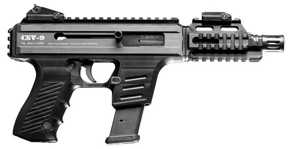 CZECH WEAPONS CSV-9 V1 PISTOL 9MM 4.75 BLK