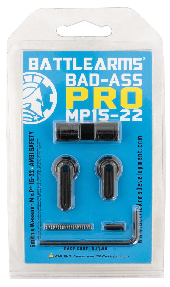 BATTLE BAD-ASS-PRO     MP15-22 AMB SAFETY STL  BLK