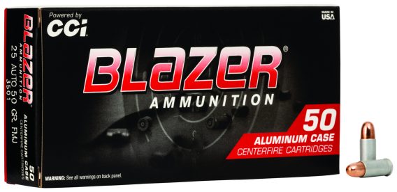 CCI 3501    BLAZER S 25ACP     50 TMJ        50/20