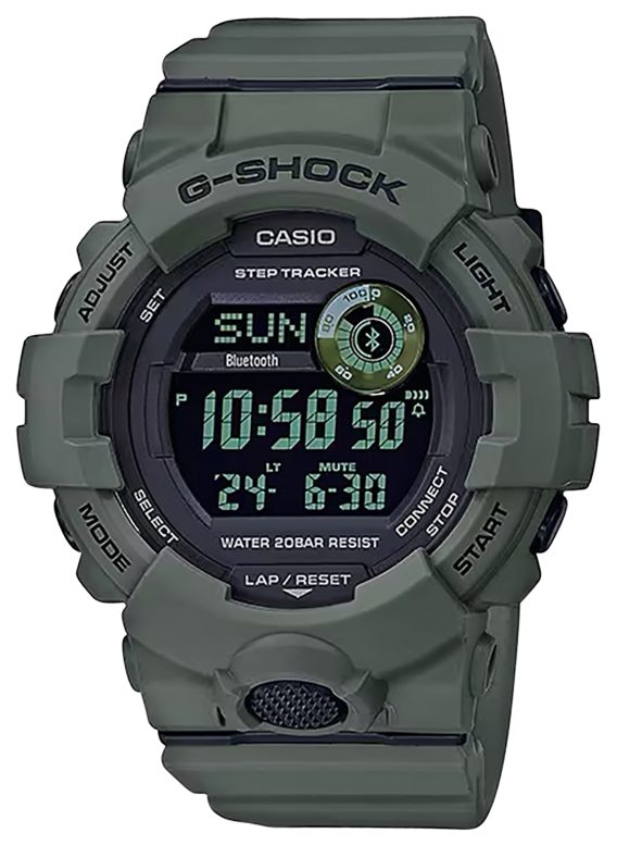 GSHOCK GBD800UC3   TACTICAL MOVE POWER TRNR    GRN