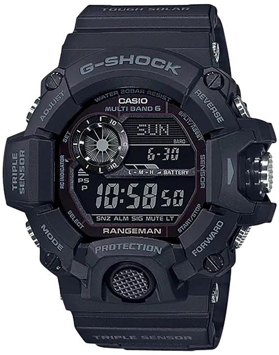 GSHOCK GW94001B    TACTICAL RANGEMAN SOLAR  BLKOUT