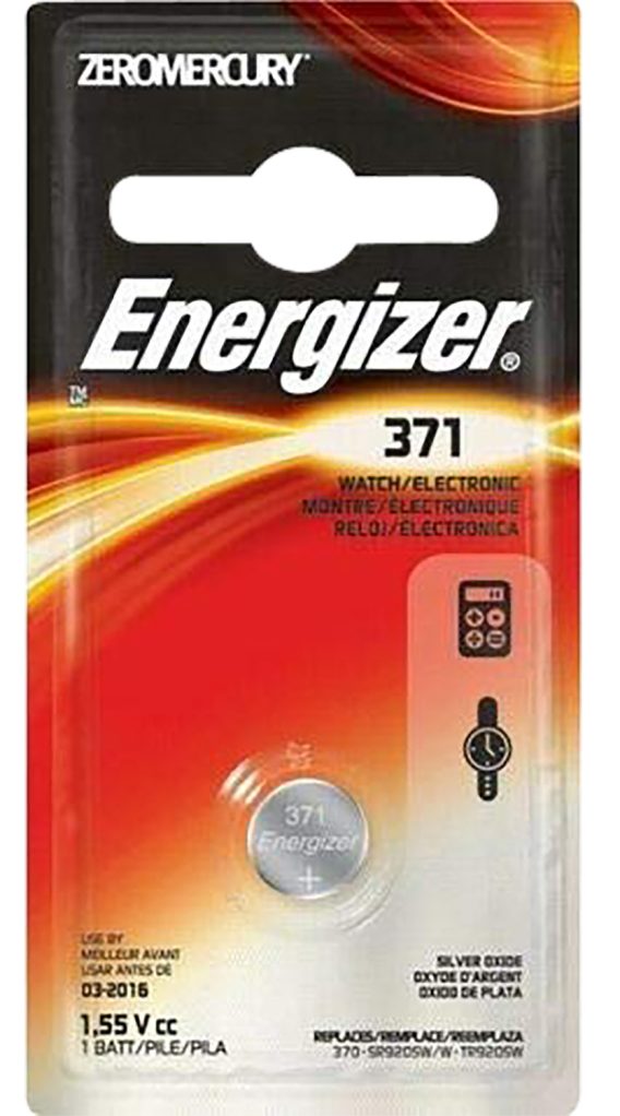 ENERGIZER 4637-0075  371BPZ    72PK/CS 1/PK  BTTYY