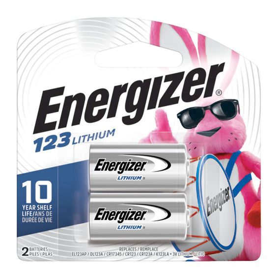 ENERGIZER EL123APB2  3V LITH PHOTO 24PK/CS 2PK