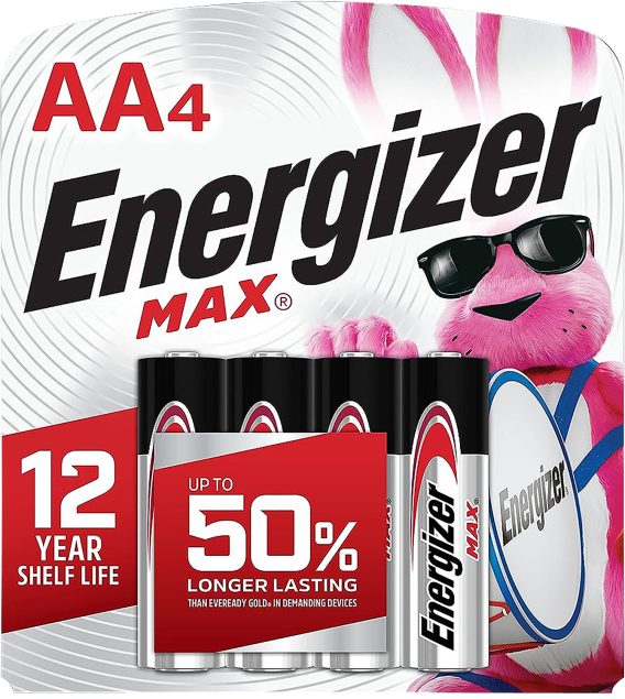 ENERGIZER E91MP24    AA 12PK/CS 4PK  BATTERY
